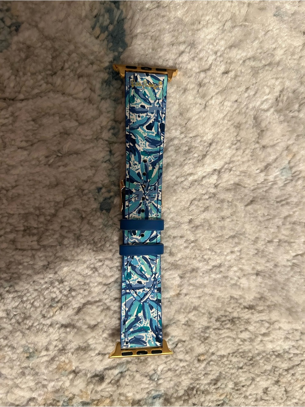 Lilly Pulitzer Apple Watch Band Featured in High Maintenance Genuine Leather 38